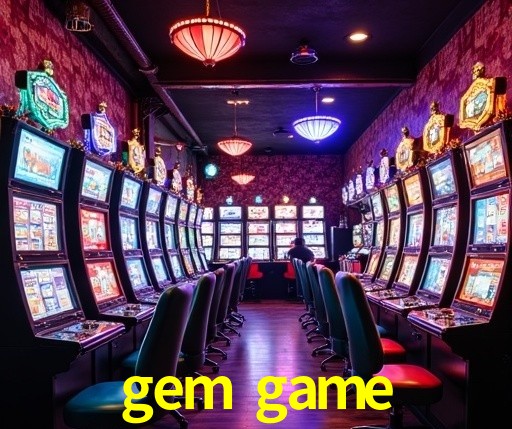 Interface moderna da plataforma gem game